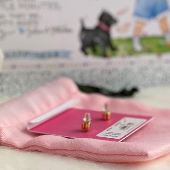 NWT KATE SPADE ♠️ DISCO PANSY PEARL DROP EARRINGS - Picture 4 of 5